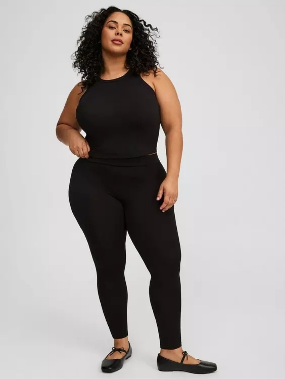 Torrid Black Full Length Leggings Cotton Blend Skinny Casual Lounge Plus Size 1X